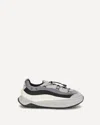 Moon Boot Chunky Sole Sneakers Featuring Mesh Panels In Gray