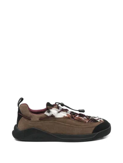 Moon Boot Moonlight Sneakers Mit Kuh-print In Brown