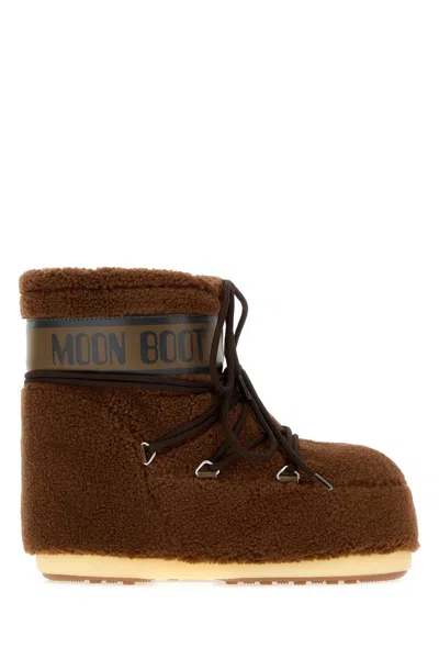 Moon Boot Moon-like Icon Low Ankle Boots With Eco Fur In Multi