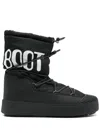 Moon Boot Mb Mrack Polar Ankle Boots In Black Nylon In Black