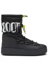 Moon Boot Mb Mrack Polar Ankle Boots In Black Nylon In Black