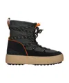 Moon Boot Mtrack Sport Khaki Boots In Black
