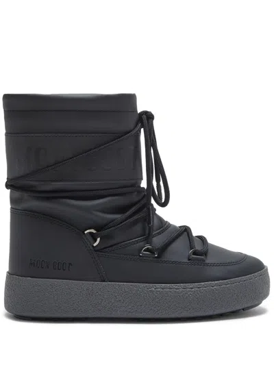 Moon Boot Mtrack Tube Rubber Boots In Black
