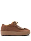Moon Boot Mtrack Wallaby Panelled Suede Boots In Brown