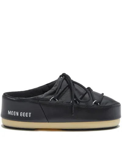 Moon Boot Mule Evx Black Nylon Shoes