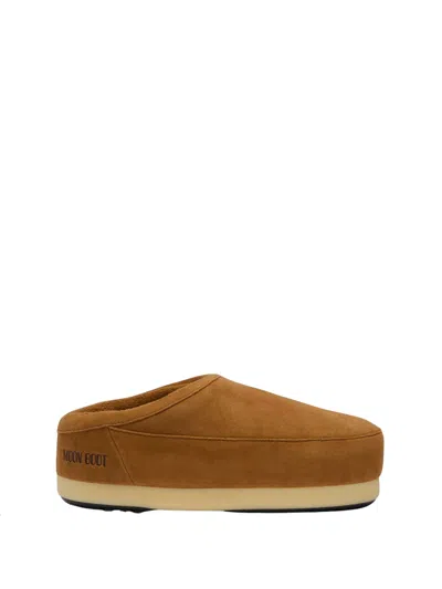 Moon Boot Evx Mule Loaf Brown Suede