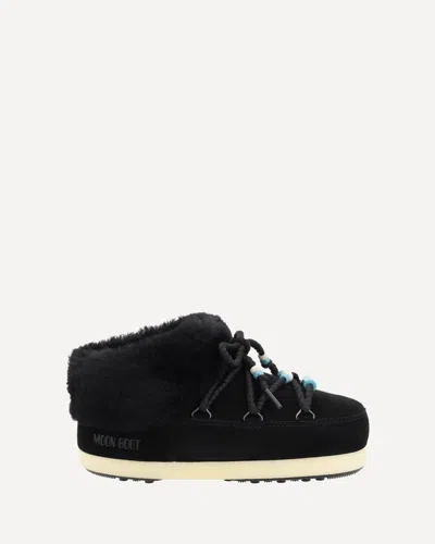 MOON BOOT MULE SUEDE BEADS ANKLE BOOTS