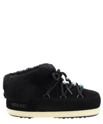 MOON BOOT MULE SUEDE BEADS ANKLE BOOTS