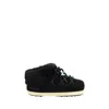 Moon Boot Suede Beads Mules In Black