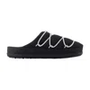 Moon Boot Mules In Black