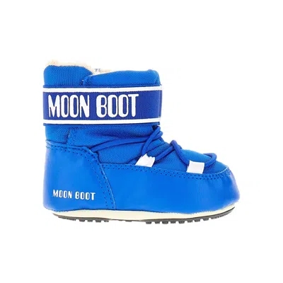 Moon Boot Kids' Nylon 'crib' Boots In Blue
