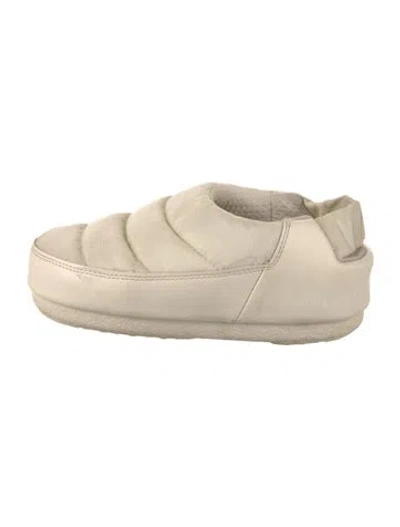 Pre-owned Moon Boot Nylon Espadrilles In Neutral