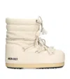 Moon Boot Nylon Evx Ankle Boots In Ivory