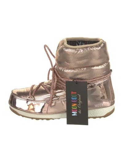 Pre-owned Moon Boot Nylon Lace-up Boots