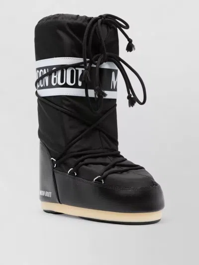 MOON BOOT NYLON LOGO PRINT SNOW BOOTS