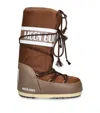 Moon Boot Womens Brown Icon Brand-print Shell Boots In Brown