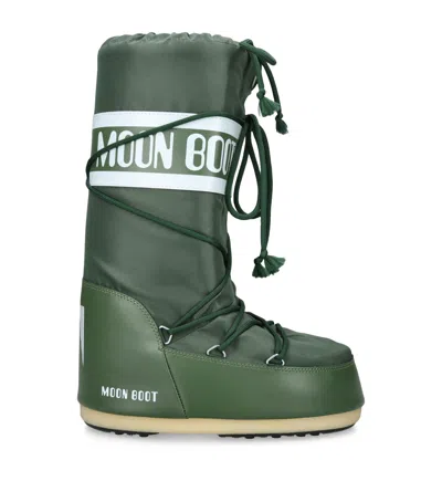 Moon Boot Nylon S In Green
