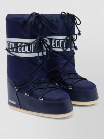 Moon Boot Nylon Snow Boots In Blue