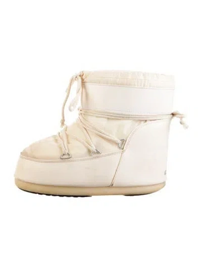 Pre-owned Moon Boot Nylon Snow Boots In Neutral