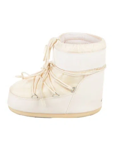 Pre-owned Moon Boot Nylon Snow Boots In Neutrals