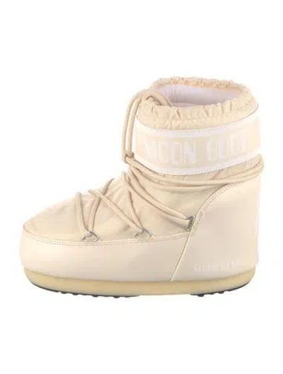 Pre-owned Moon Boot Nylon Snow Boots In Neutrals