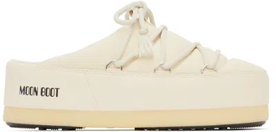 Moon Boot Off-white Evx Nylon Mules In 002 Cream