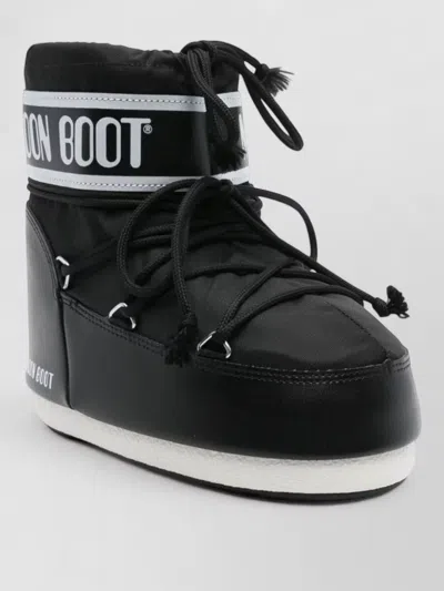 Moon Boot Padded Ankle Boots In Black
