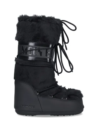 Moon Boot Padded Boots "icon" In Black