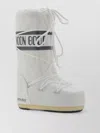 Moon Boot Padded Knee Length Platform Sole Boots In White