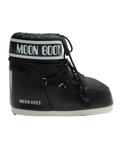 Moon Boot Padded Nylon Snow Boots In Black