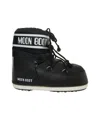 Moon Boot Icon Low Shell And Faux Leather Snow Boots In Black