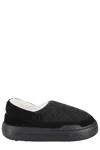 Moon Boot Mb Park Clog Felt Black Melange In Black Melange