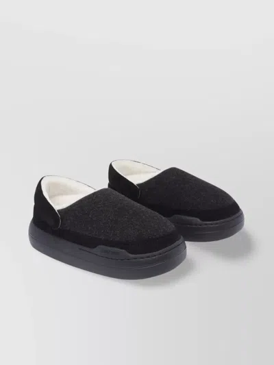 Moon Boot Park Clogs Adaptable Model Round Toe In Black