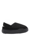 Moon Boot Mb Park Clog Felt Black Melange In Negro