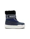 Moon Boot Park Flatform Snow Boots In Blue