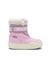 Moon Boot Park Flatform Snow Boots In Pink