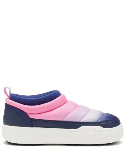 Moon Boot Park Gradient-effect Sneakers In Blue