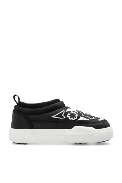 Moon Boot Park Graphic-print Sneakers In Black