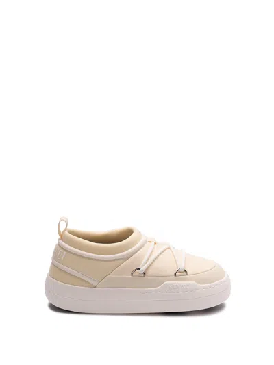 Moon Boot Park Icon Slip-on Shoes In Cream