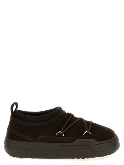 Moon Boot 'park Icon' Sneakers In Brown