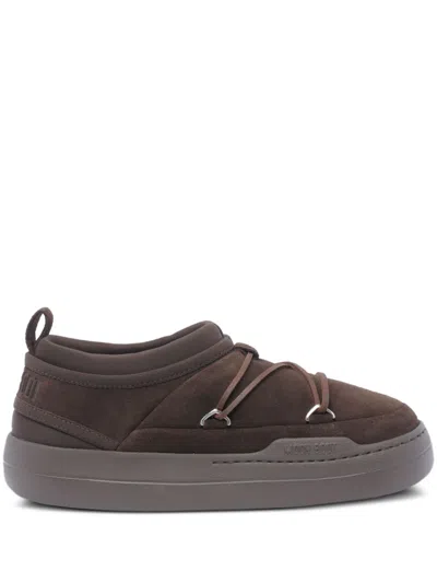 Moon Boot Park Icon Sneakers In Brown