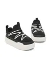 Moon Boot Park Lace-up Sneakers In Black