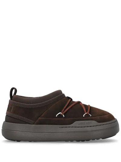 MOON BOOT PARK LOGO-PRINT SNEAKERS