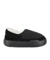 Moon Boot Mb Park Clog Felt Black Melange In Black