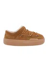 Moon Boot Park Suede Slipper Sneakers In Brown