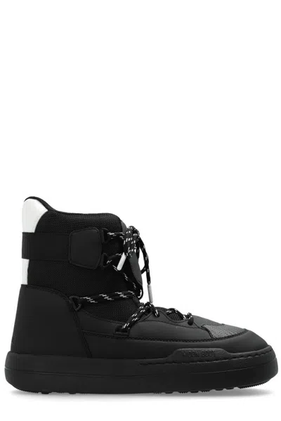 Moon Boot Park Logo-print Boots In Black