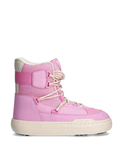 Moon Boot Park Sneaker Snow Boots In Pink