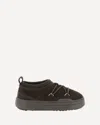 Moon Boot Brown Suede Mb Park Icon Slip Ons In Brown