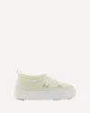 Moon Boot Park Icon Lace-up Flat Sneakers In Yellow