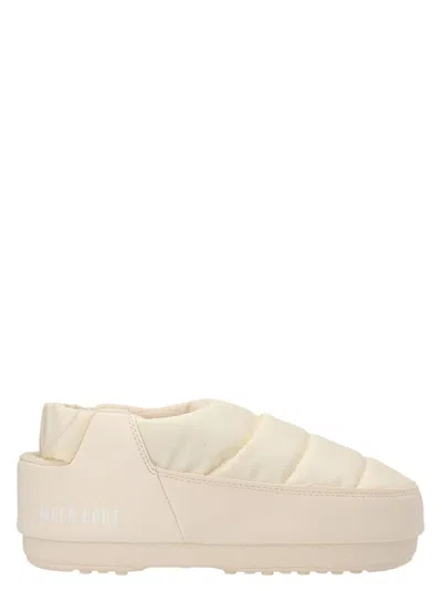 Moon Boot Evolution Padded Mules In Neutrals